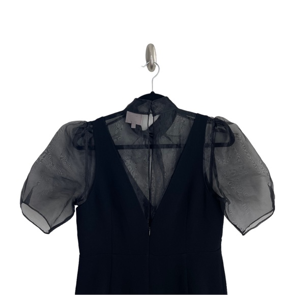 Cinq A Sept Frances Sheer Overlay Mini Dress Size 4 - Picture 6 of 10
